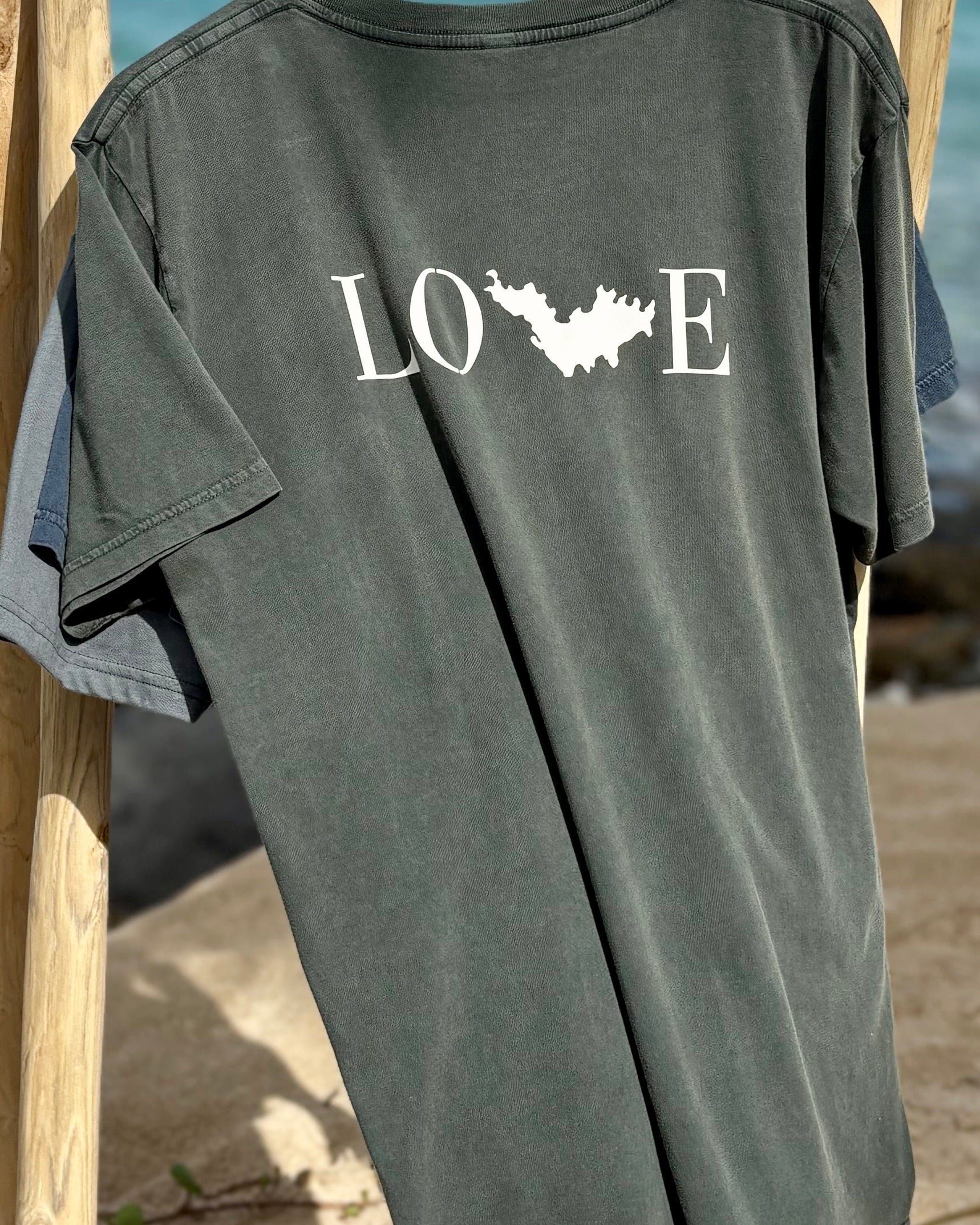 T-Shirt Love kaki