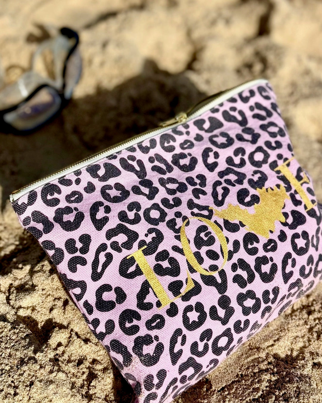 Pochette Laurette léo rose