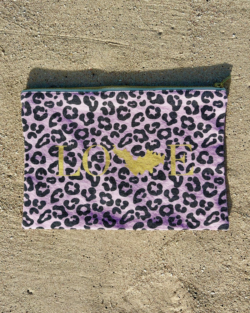 Pochette Laurette léo rose