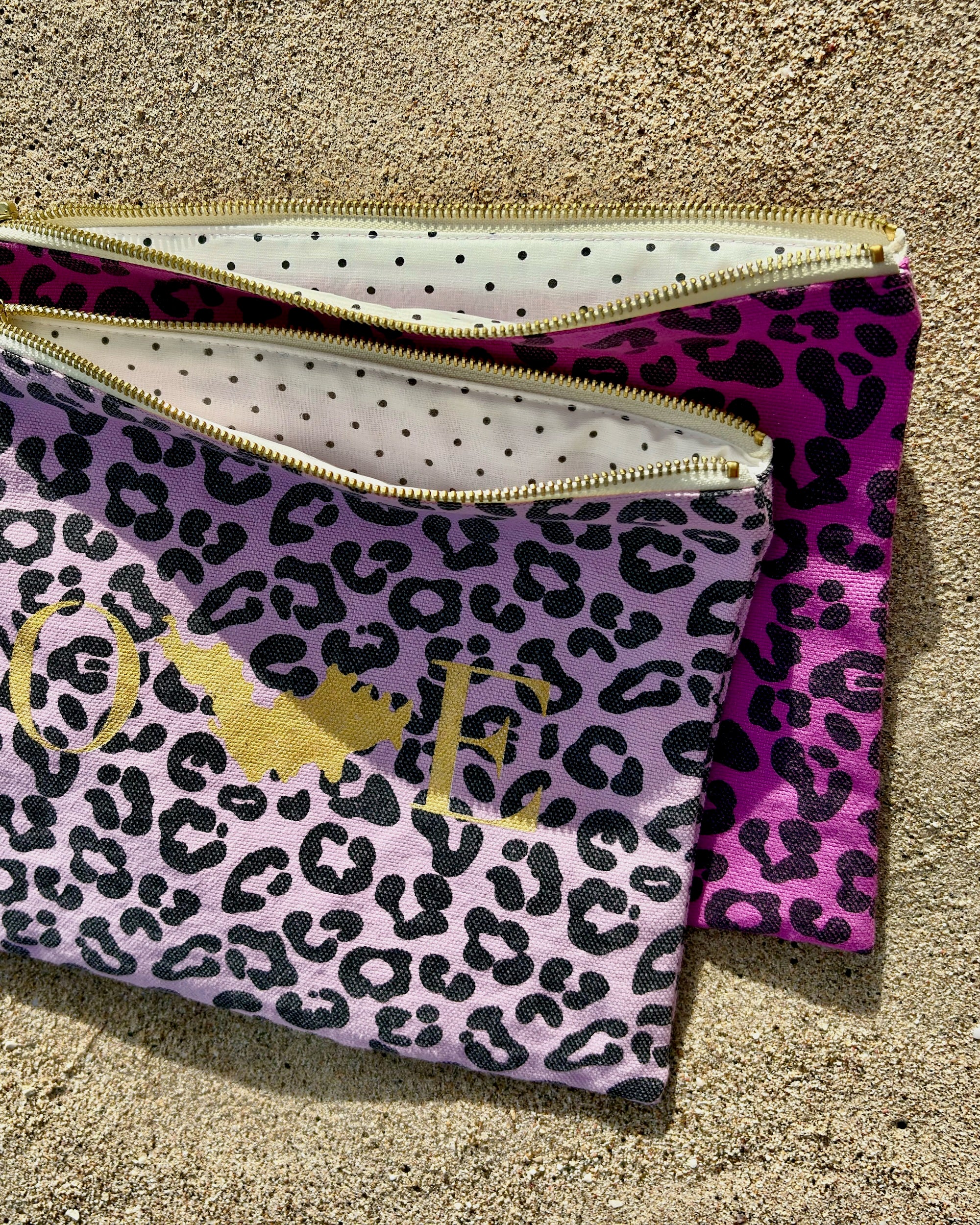 Pochette Laurette léo fuchsia