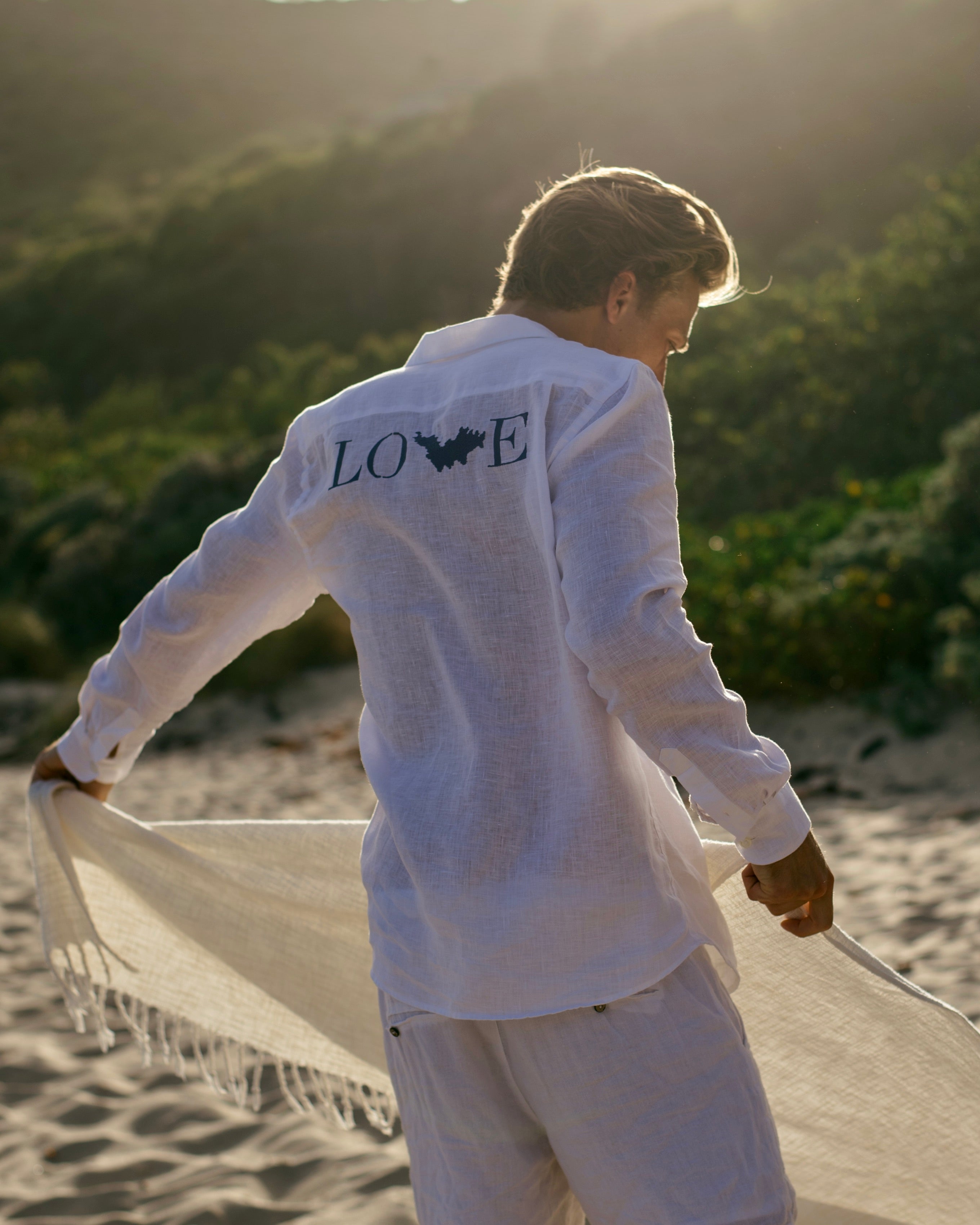 Chemise en lin homme