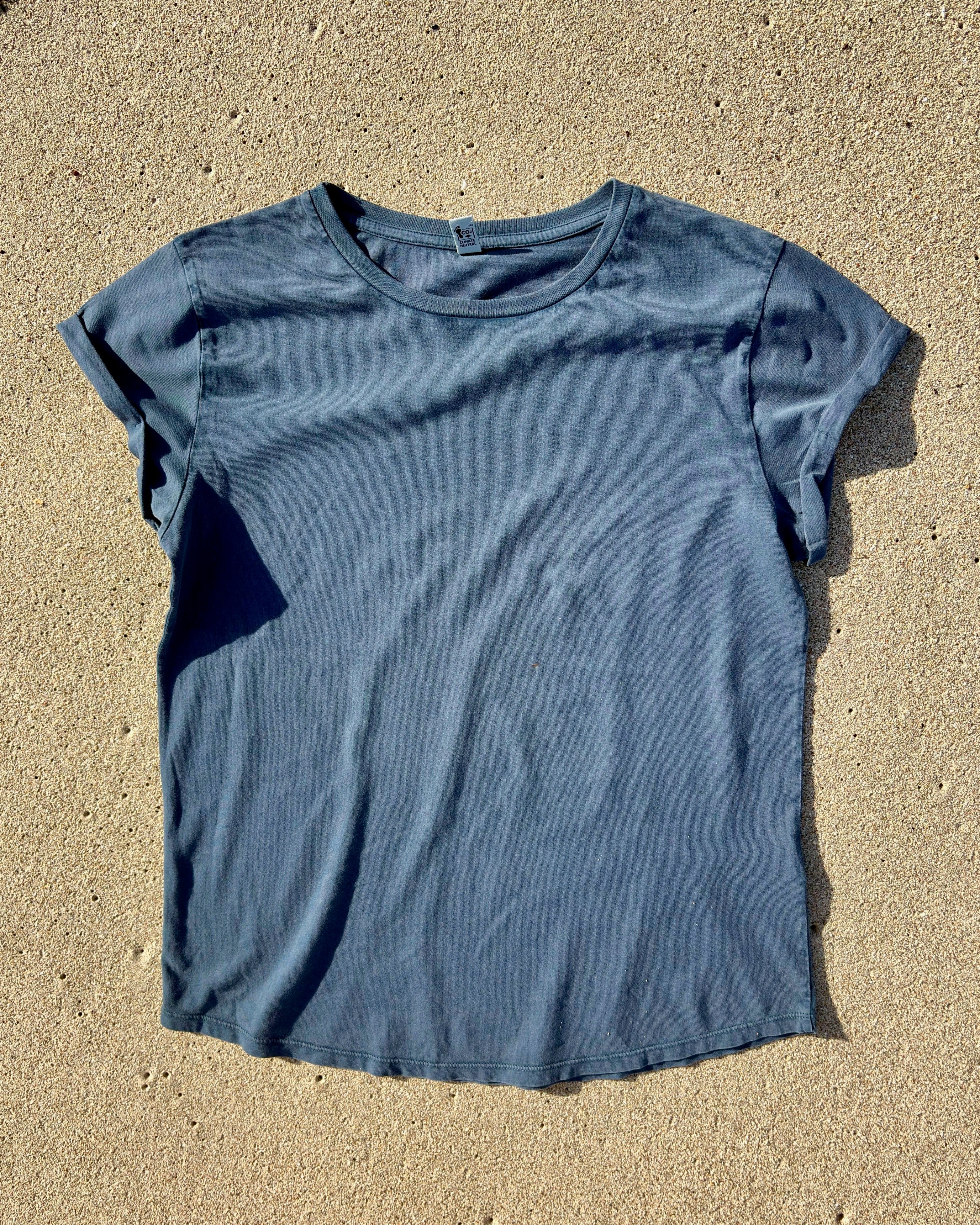 T-shirt femme Love bleu