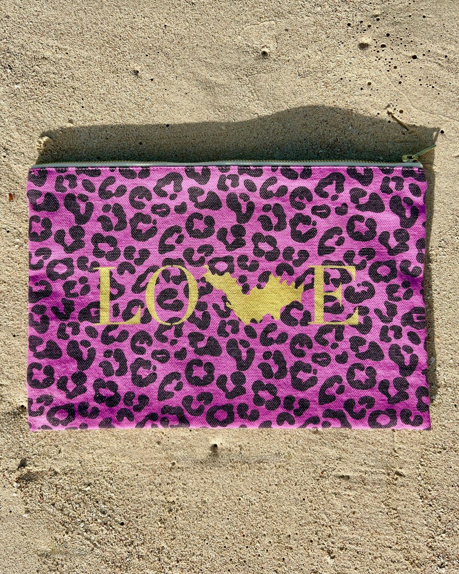 Pochette Laurette léo fuchsia