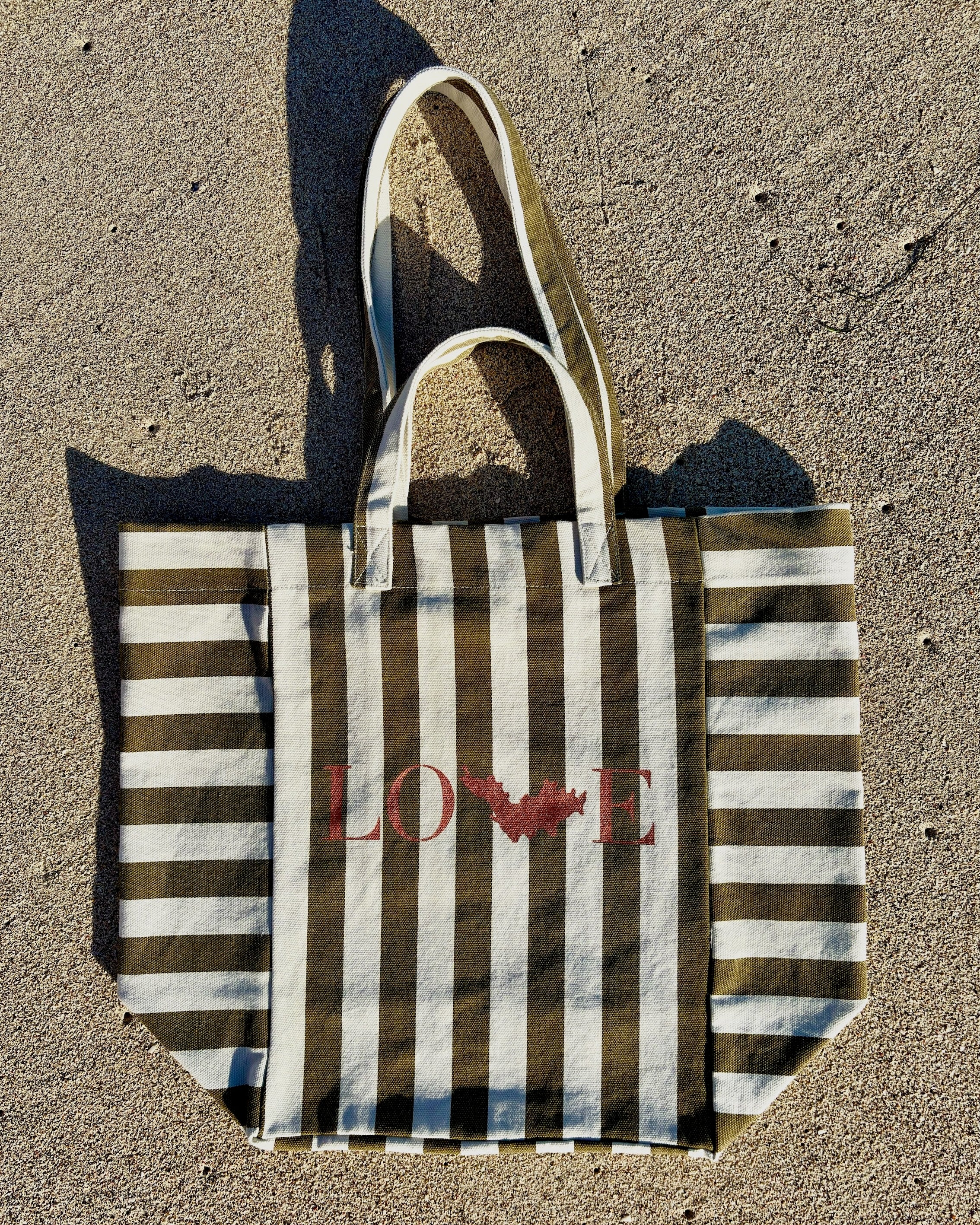 Sac Milou kaki et craie