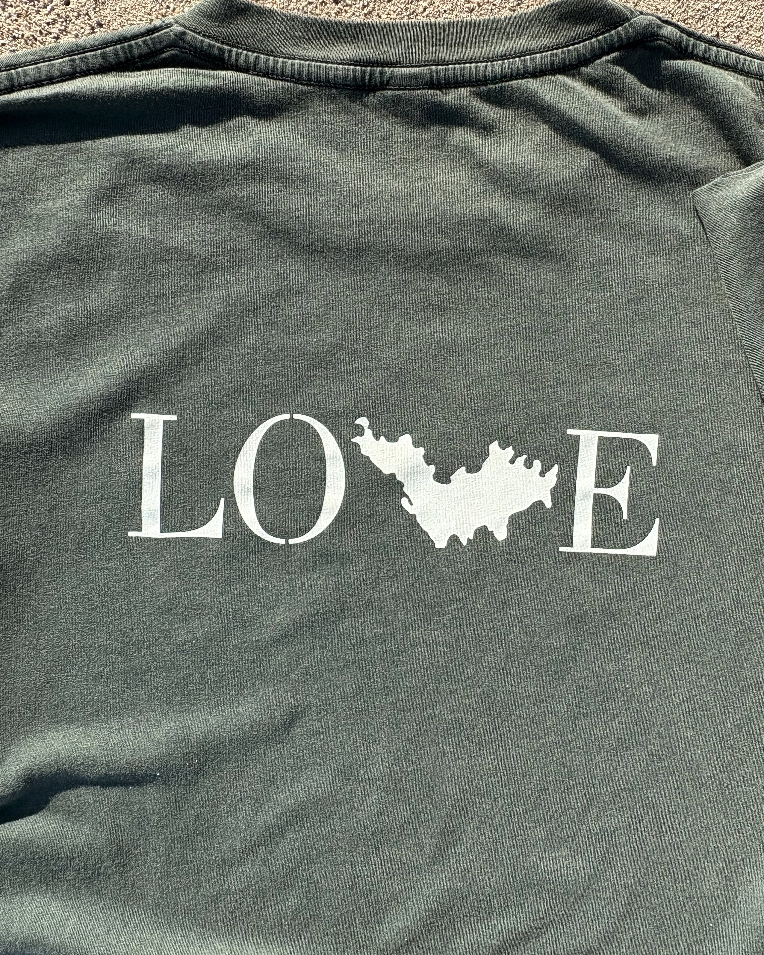 T-Shirt Love kaki
